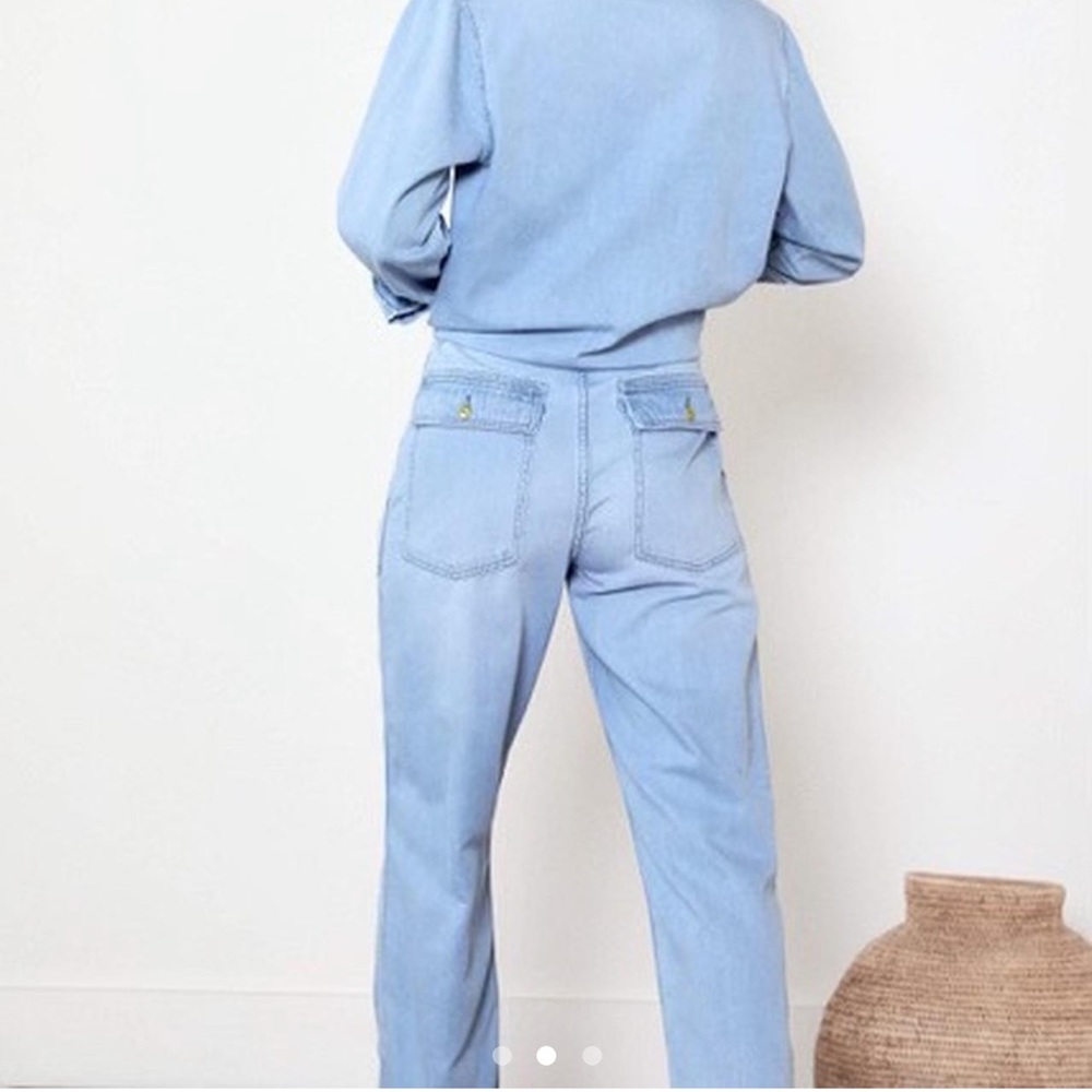 Ragdoll-LA Vintage High-Waisted Denim Pant.